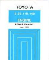 1988 Toyota Land Cruiser B Engine Service Manual