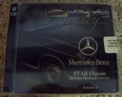 1961 Mercedes Benz 180, 180a, 180b, 180c, 180D, 180Db & 180Dc 120 Chassis Service, Electrical & Owner's Manual CD