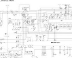 Hitachi Ex-5 Series model Ex210h-5 Excavators Wiring Diagrams Manual