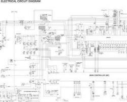 Hitachi Ex-5 Series model Ex160lc-5 Excavators Wiring Diagrams Manual