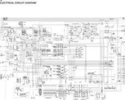 Hitachi Zaxis-3 Series model Zaxis850lc-3 Excavators Wiring Diagrams Manual
