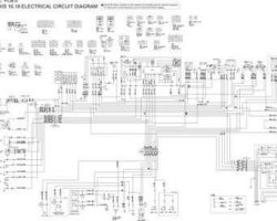 Hitachi Zaxis Series model Zaxis18 Excavators Wiring Diagrams Manual