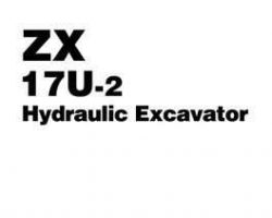 Troubleshooting Service Repair Manuals for Hitachi Zaxis-2 Series model Zaxis17u-2 Excavators