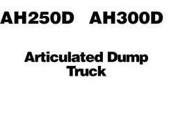 Service Repair Manuals for Hitachi D Series model Ah250d Articulated Dump Trucks