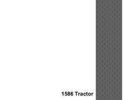 Parts Catalog for Case IH Tractors model 1586