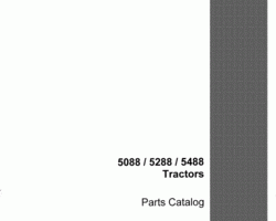 Parts Catalog for Case IH Tractors model 5488