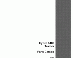 Parts Catalog for Case IH Tractors model 3488