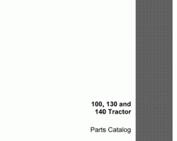 Parts Catalog for Case IH Tractors model 130