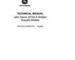 Timberjack A Series model 740a Skidders Service Repair Technical Manual