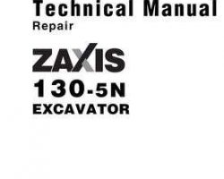 Service Repair Manuals for Hitachi Zaxis-5 Series model Zaxis130-5n Excavators