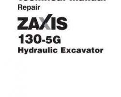 Service Repair Manuals for Hitachi Zaxis-5 Series model Zaxis130-5g Excavators