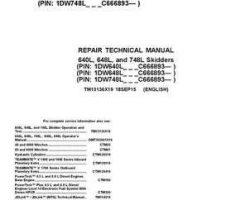 Timberjack L Series model 648l Skidders Service Repair Technical Manual