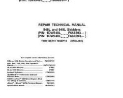 Timberjack L Series model 948l Skidders Service Repair Technical Manual