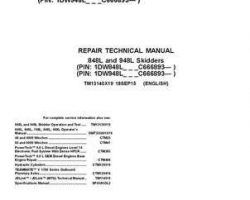 Timberjack L Series model 948l Skidders Service Repair Technical Manual