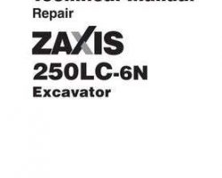 Service Repair Manuals for Hitachi Zaxis-6 Series model Zaxis250lc-6n Excavators