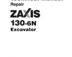 Service Repair Manuals for Hitachi Zaxis-6 Series model Zaxis130-6n Excavators