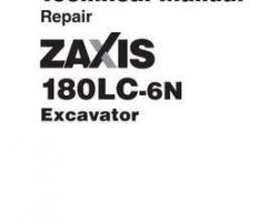 Service Repair Manuals for Hitachi Zaxis-6 Series model Zaxis180lc-6n Excavators