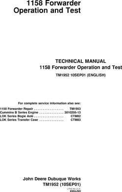 Timberjack 58 Series model 1158 Forwarders Service Repair Technical Manual