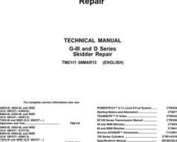 Timberjack G Series Iii model 640giii Skidders Service Repair Technical Manual