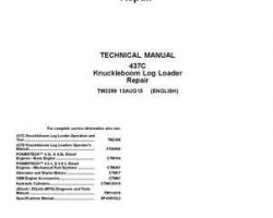 Timberjack C Series model 437c Knuckleboom Loader Service Repair Technical Manual