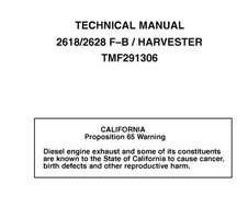 Timberjack 2618 2628 model 2618 Tracked Feller Bunchers Service Repair Technical Manual