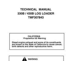 Timberjack B Series model 330b Knuckleboom Loader Service Repair Technical Manual