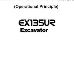 Hitachi Ex Series model Ex135ur Excavators Operational Principle Owner Operator Manual