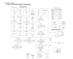 Hitachi Ex-5 Series model Ex80-5 Excavators Wiring Diagrams Manual