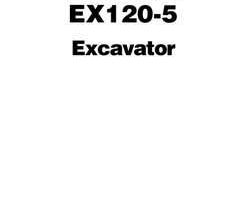 Troubleshooting Service Repair Manuals for Hitachi Ex-5 Series model Ex120-5 Excavators