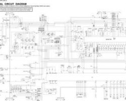 Hitachi Ex-5 Series model Ex300-5 Excavators Wiring Diagrams Manual