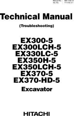Troubleshooting Service Repair Manuals for Hitachi Ex-5 Series model Ex370-5 Excavators
