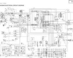 Hitachi Zaxis Series model Zaxis600 Excavators Wiring Diagrams Manual