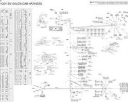 Hitachi Zaxis Series model Zaxis135us Excavators Wiring Diagrams Manual