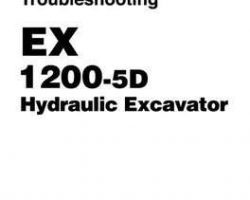 Troubleshooting Service Repair Manuals for Hitachi Ex-5 Series model Ex1200-5d Excavators