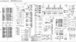 Hitachi Ex-6 Series model Ex1900-6 Excavators Wiring Diagrams Manual