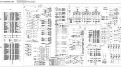 Electrical Schematic for Hitachi Ex-6 Series model Ex2600-6 Excavators