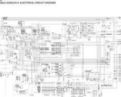 Hitachi Zaxis-3 Series model Zaxis450-3 Excavators Wiring Diagrams Manual