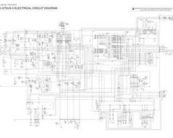 Hitachi Zaxis-3 Series model Zaxis75us-3 Excavators Wiring Diagrams Manual