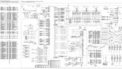 Electrical Schematic for Hitachi Ex-6 Series model Ex5600-6 Excavators