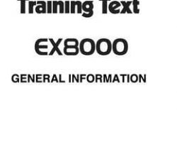 Technical Training for Hitachi Ex Series model Ex8000 Excavators
