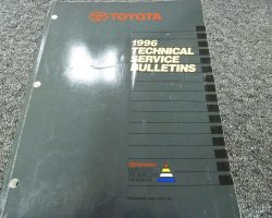 1996 Toyota 4Runner Technical Service Bulletins Manual