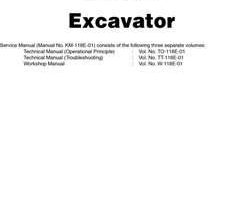 Hitachi Ex-series model Ex5500 Excavators Workshop Service Repair Manual