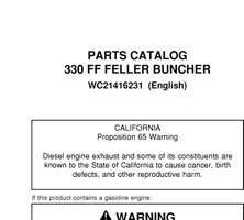 Parts Catalogs for Timberjack model 330ff Forwarders