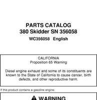 Parts Catalogs for Timberjack model 380 Skidders