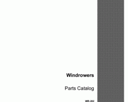 Parts Catalog for Case IH Windrower model 200
