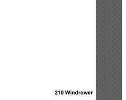 Parts Catalog for Case IH Windrower model 210