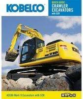 Quick Reference Card for Kobelco Excavators model SK295-9