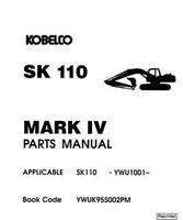 Parts Catalog for Kobelco Excavators model SK110