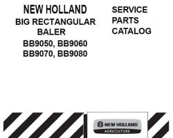 Parts Catalog for New Holland Balers model BB9050