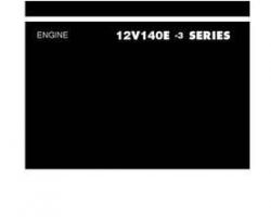 Komatsu Engines Model 12V140E-3 Shop Service Repair Manual - S/N ALL